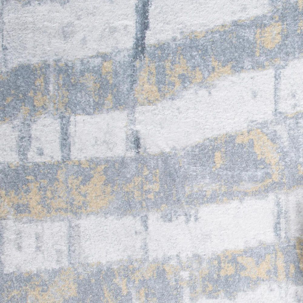 Kas Oriental Rugs Roxy Palette 6&#39; x 9&#39; Grey and Gold Area Rug, , large