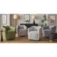 LumiSource Finley Swivel Accent Chair in Taupe, , large