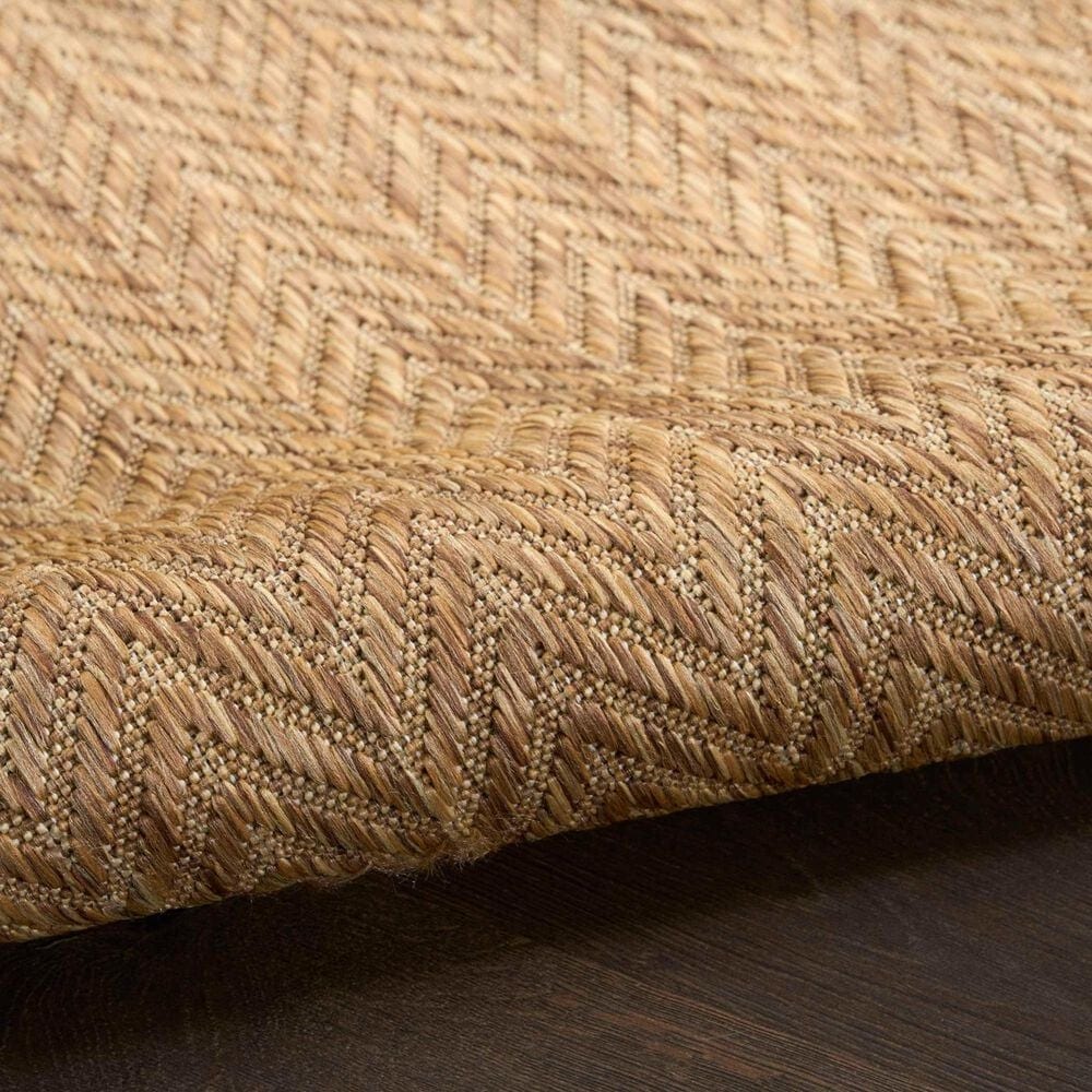 Nourison Horizon HOZ02 Natural 2&#39;2&quot; x 8&#39; Indoor/Outdoor Runner, , large
