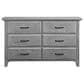 Oxford Baby Kenilworth 2 Piece Nursery Set in Graphite Gray, , large