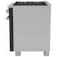 Cafe 6.2 Cu. Ft. Freestanding Natural Gas Range in Matte Black and Brushed Stainless, , large