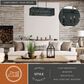 Vaxcel Wicker Park 8-Light Linear Chandelier in Warm Pewter, , large