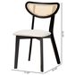 Baxton Studio Dannell Side Chair in Black and Light Brown (Set of 2), , large