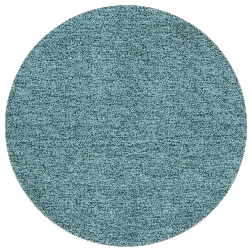 Dalyn Rug Company Voyage VY2 Teal 8" Round Area Rug, , large