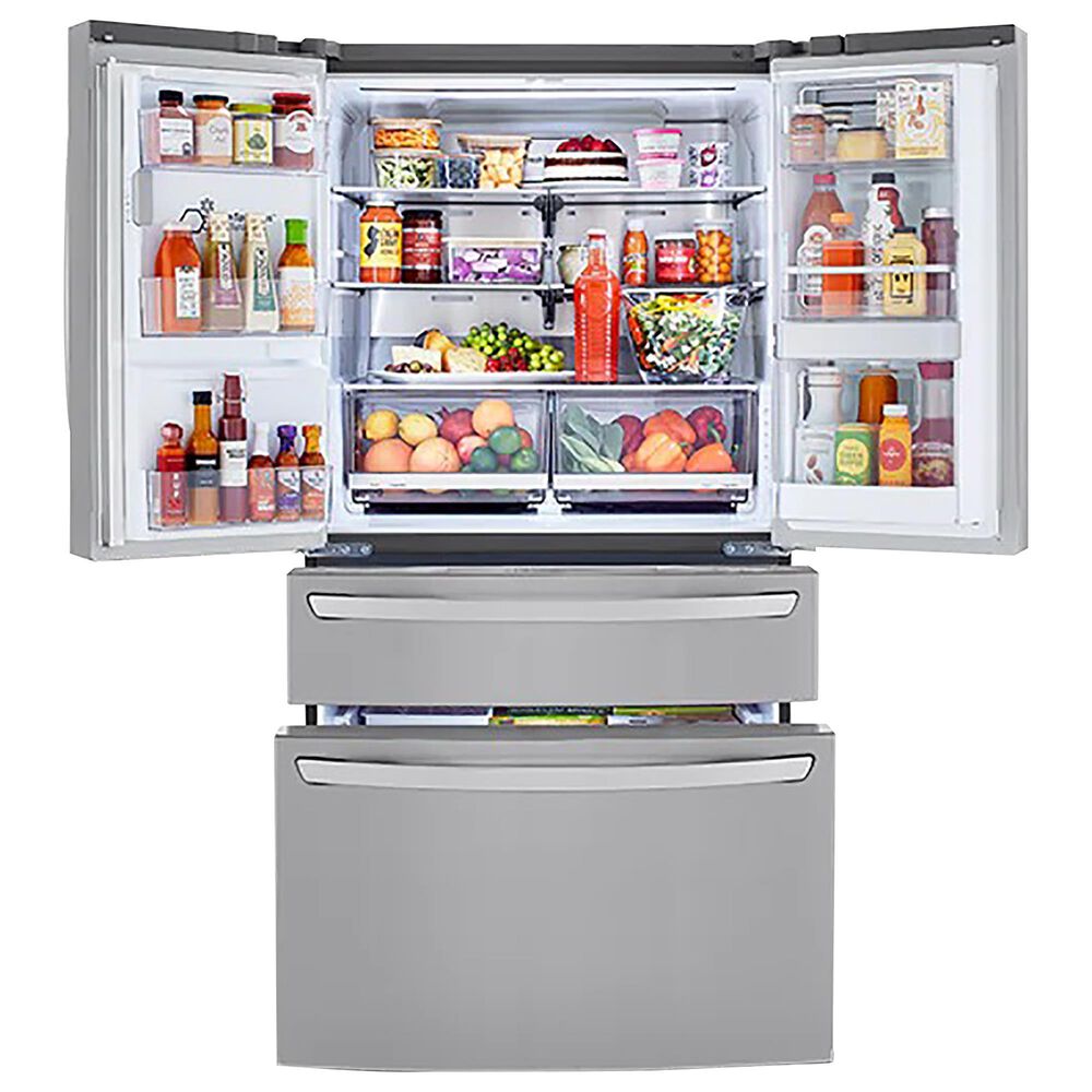 LG 29.5 Cu. Ft. 4-Door French Door-in-Door Refrigerator with Craft Ice  Stainless Steel LRMVS3006S - Best Buy