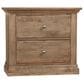 Viceray Collections Carlisle 2-Drawer Nightstand in Warm Natural, , large