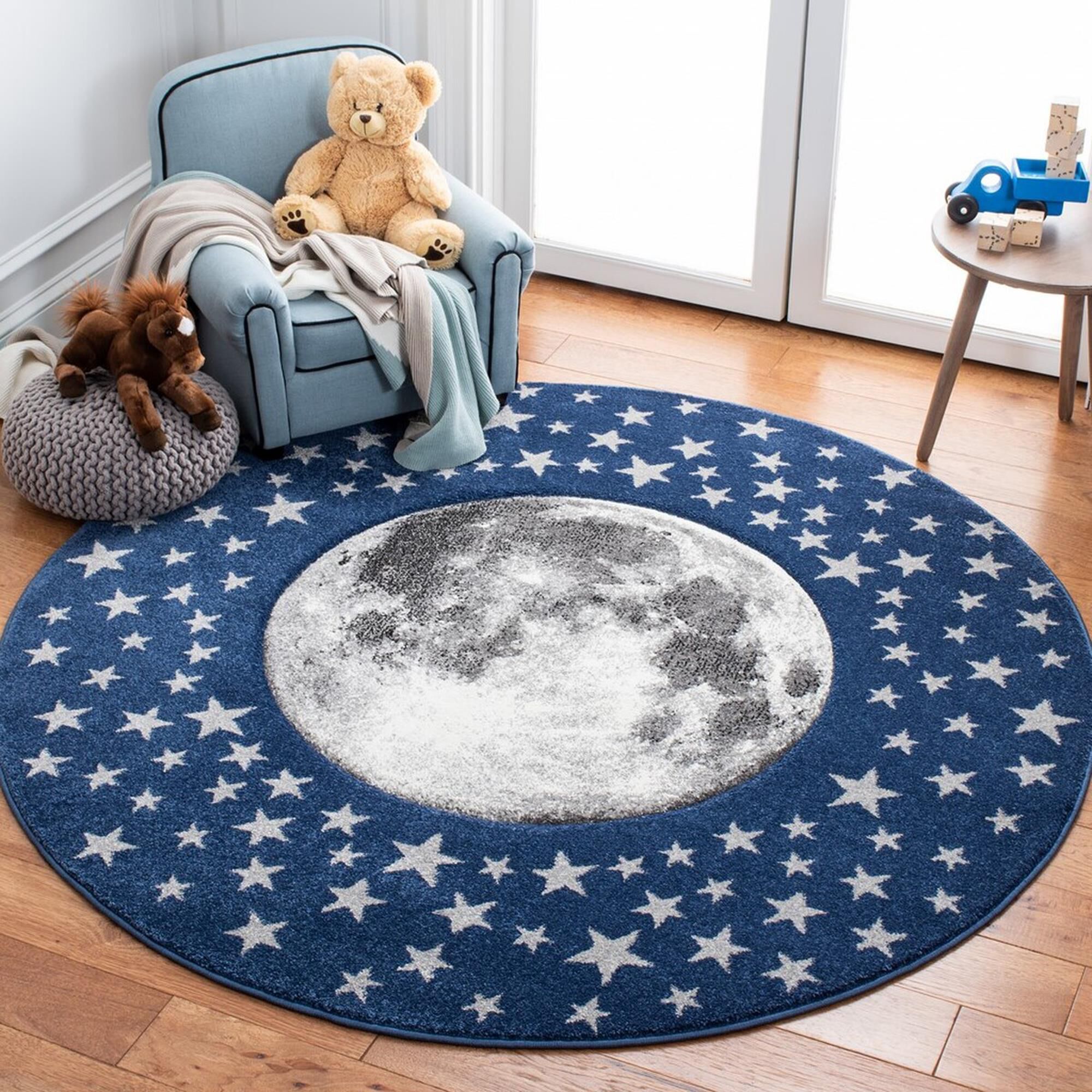 Navy kids sales rug