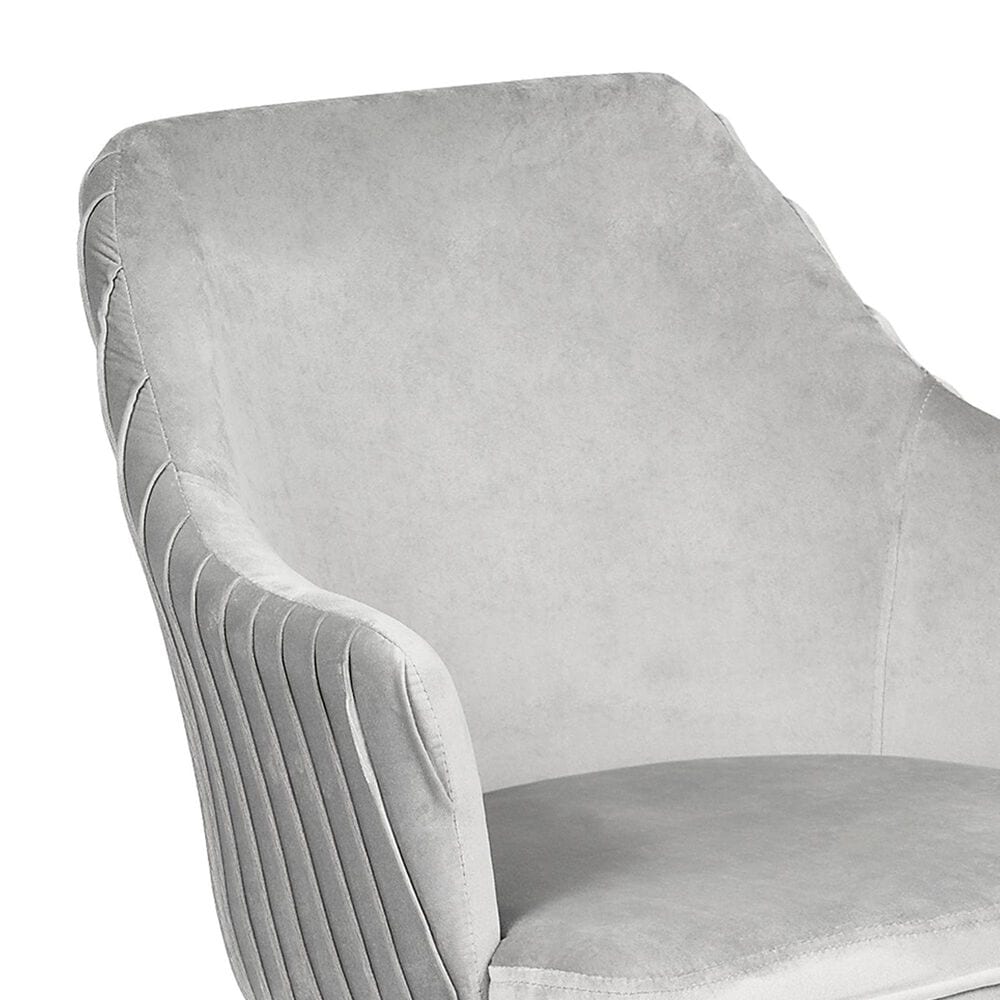 Impressions Vanity Adelyn Swivel Vanity Chair in Cool Grey, , large