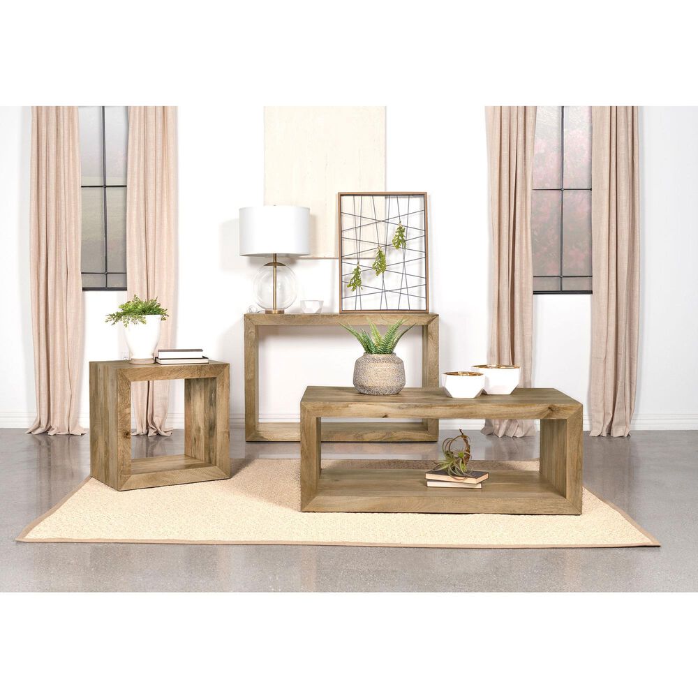 Coaster Benton Rectangular Coffee Table in Natural, , large