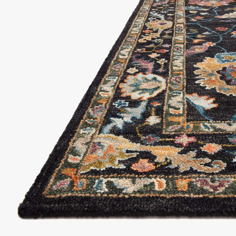 Loloi Padma PMA-01 2&#39;3&quot; x 3&#39;9&quot; Black Area Rug, , large