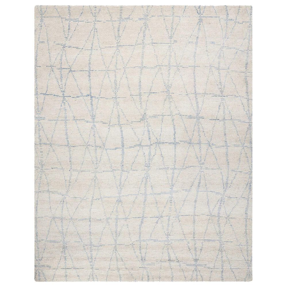 Nourison Ellora ELL02 8"6" x 11"6" Sky Area Rug, , large