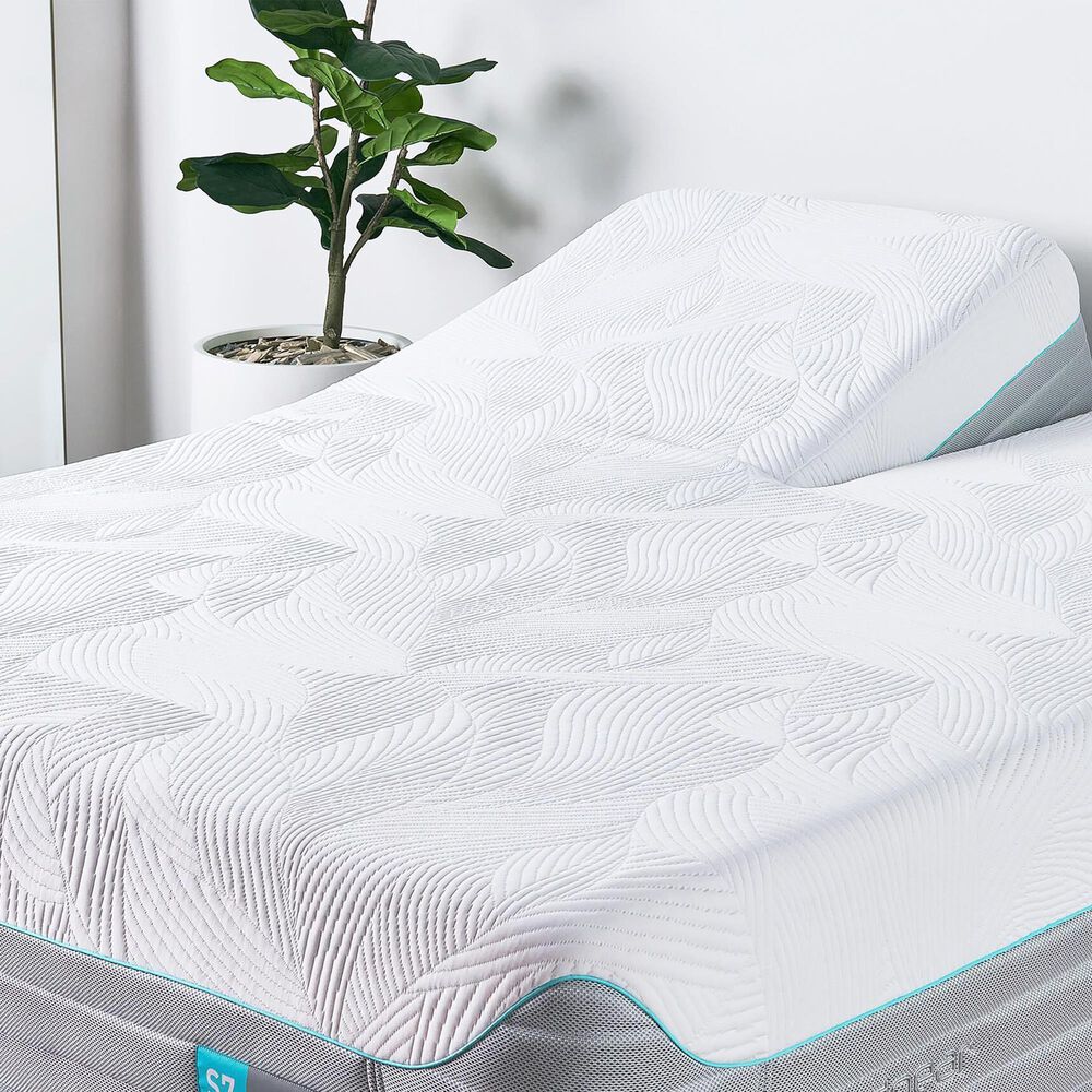 Bedgear S7 LSX Plush Flex Head King Mattress with Glideaway Flex Head Adjustable Base, , large