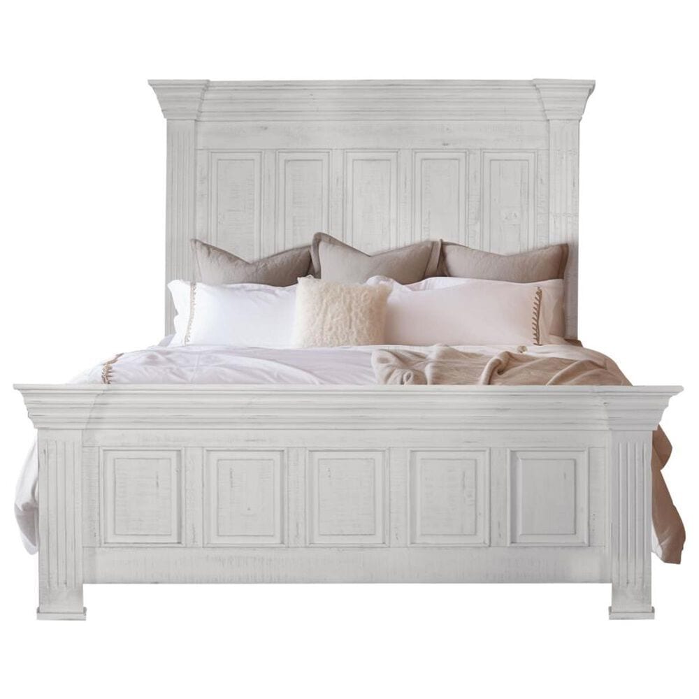 Fallridge Terra White King Bed in Vintage White, , large