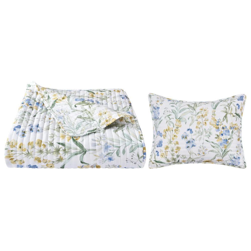 J. Queen Bold Tallulah 2-Piece Twin/Twin XL Quilt Set in Blue, , large