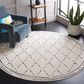 Safavieh Melody MEL102A 6"7" Round Ivory and Black Area Rug, , large