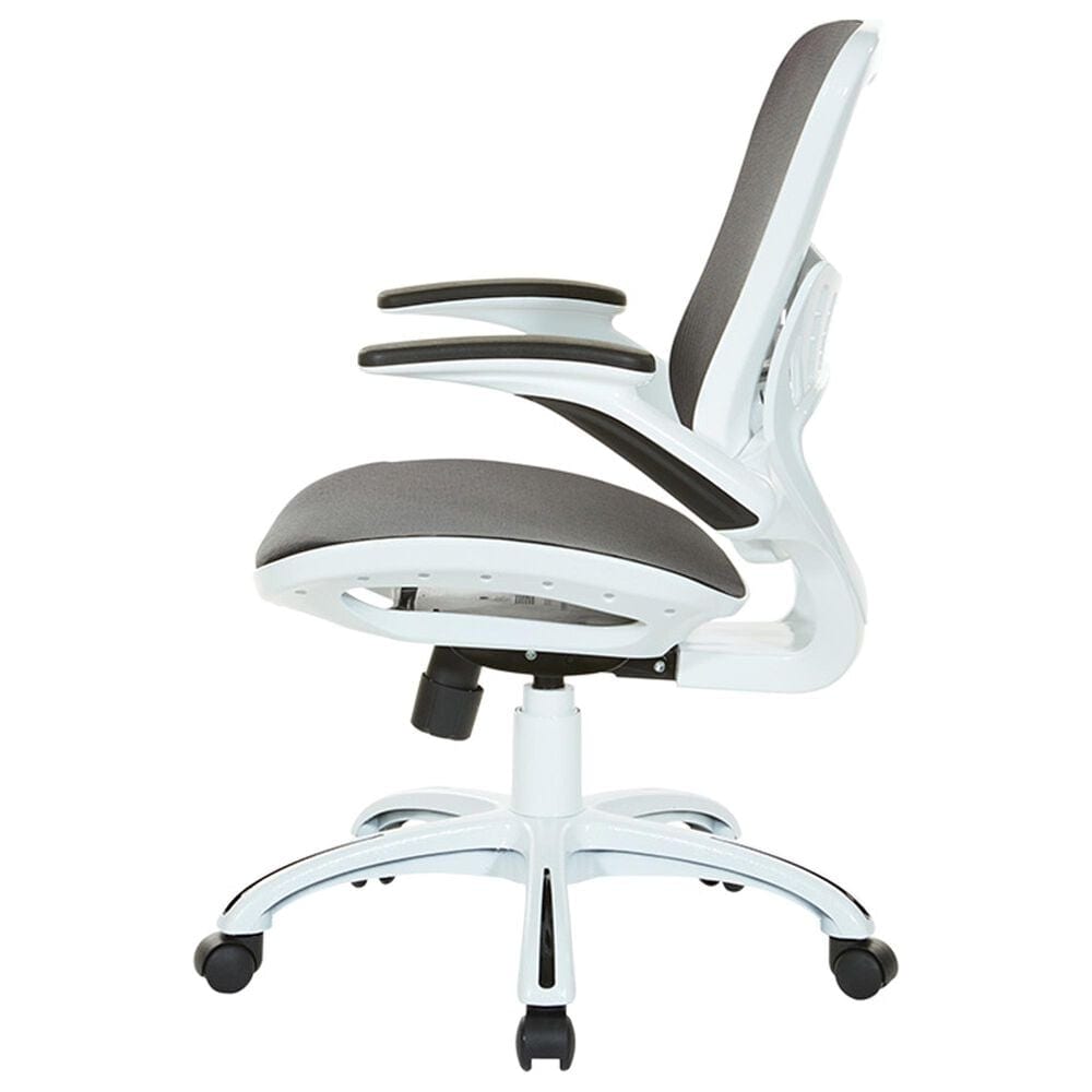 OSP Home Riley Mesh Back Office Chair in Black, , large