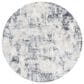 Safavieh Aston ASN704 6"7" Round Ivory and Grey Area Rug, , large