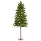 The Gerson Company 6" Alpine Pre-Lit Artificial Christmas Tree in Green, , large