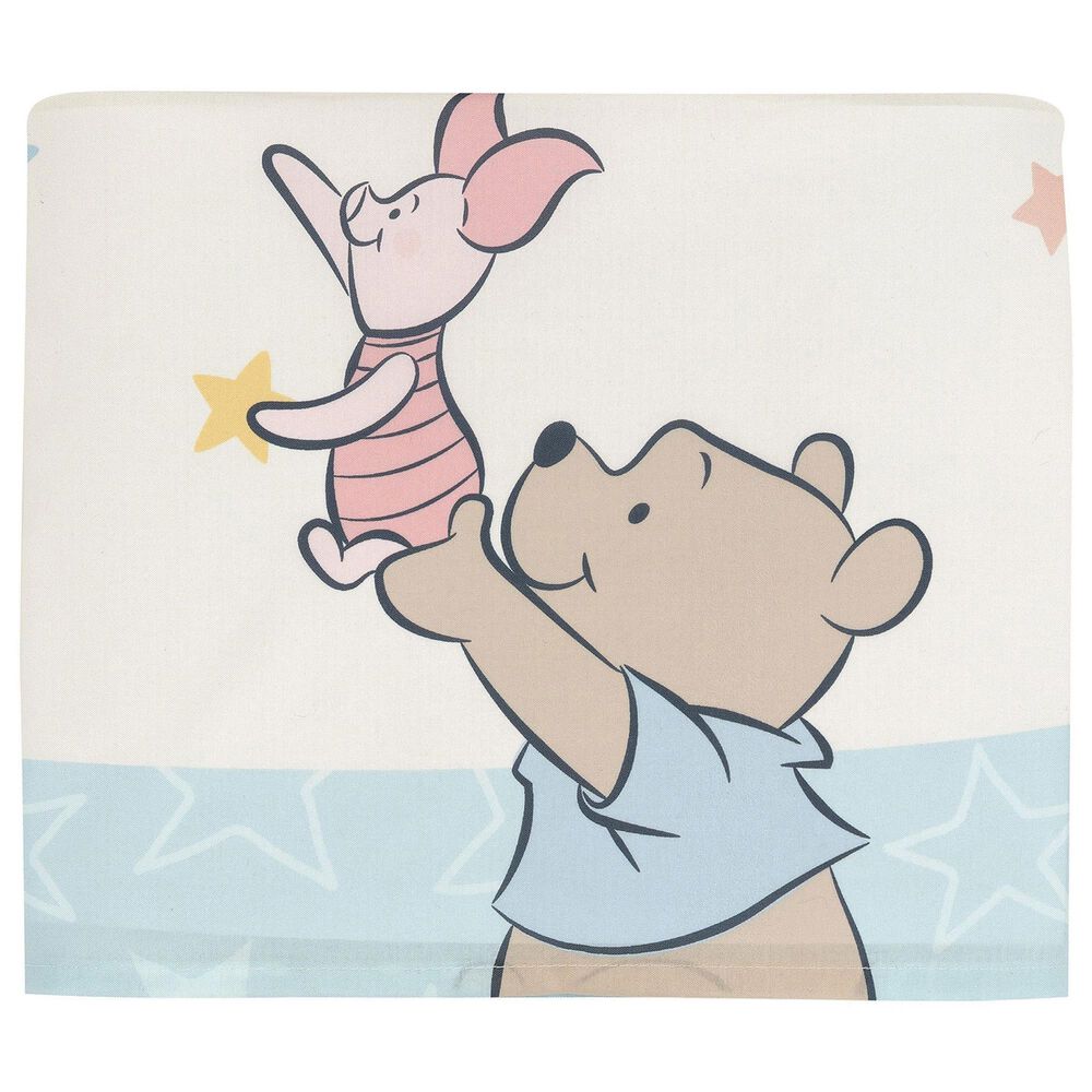 Lambs and Ivy Starlight Pooh 3-Piece Crib Bedding Set in Blue, Brown and Yellow, , large