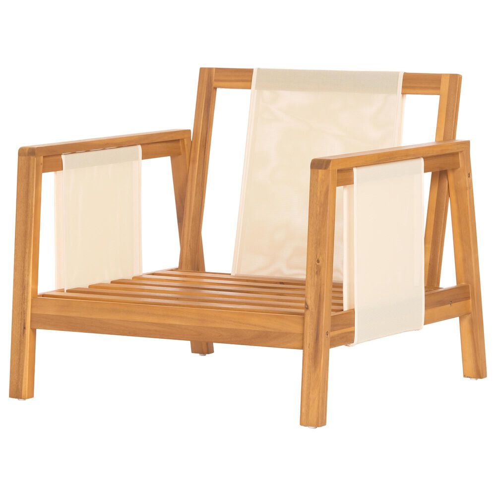 HOMLUX 4-Pieces Outdoor Conversation Set in Beige and Brown, , large