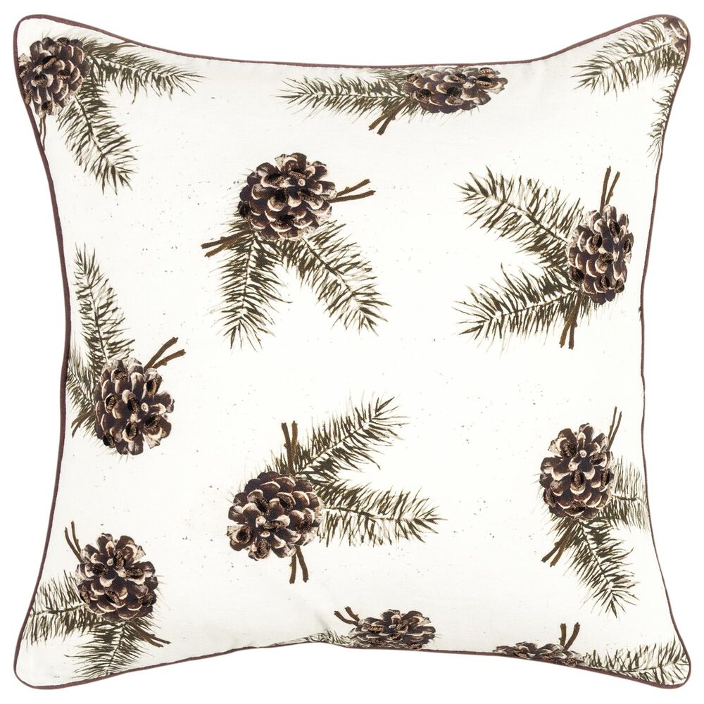 Rizzy Home Cover Type 20" Pillow in Ivory, , large