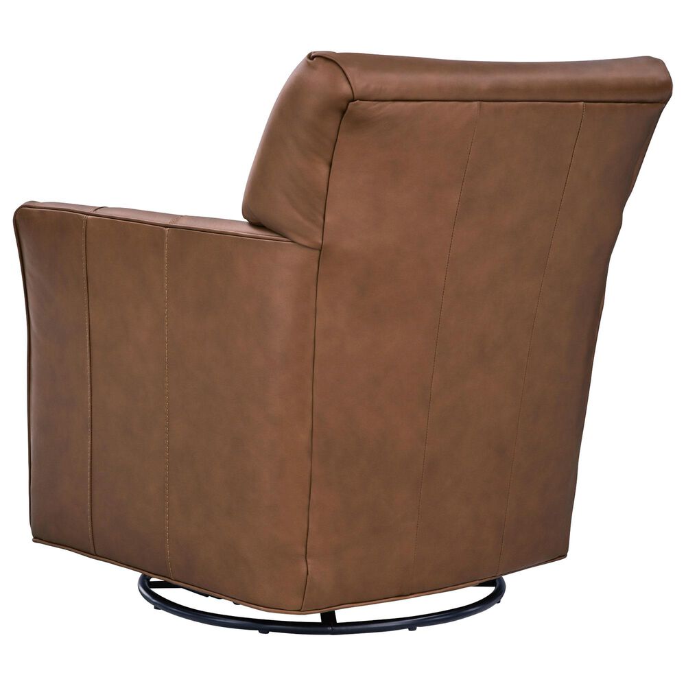 Ashley Braydunn Swivel Glider Accent Chair in Caramel, , large