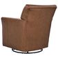 Ashley Braydunn Swivel Glider Accent Chair in Caramel, , large