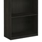 HOMLUX 5-Tier Display Bookshelf with Adjustable Shelves in Espresso, , large