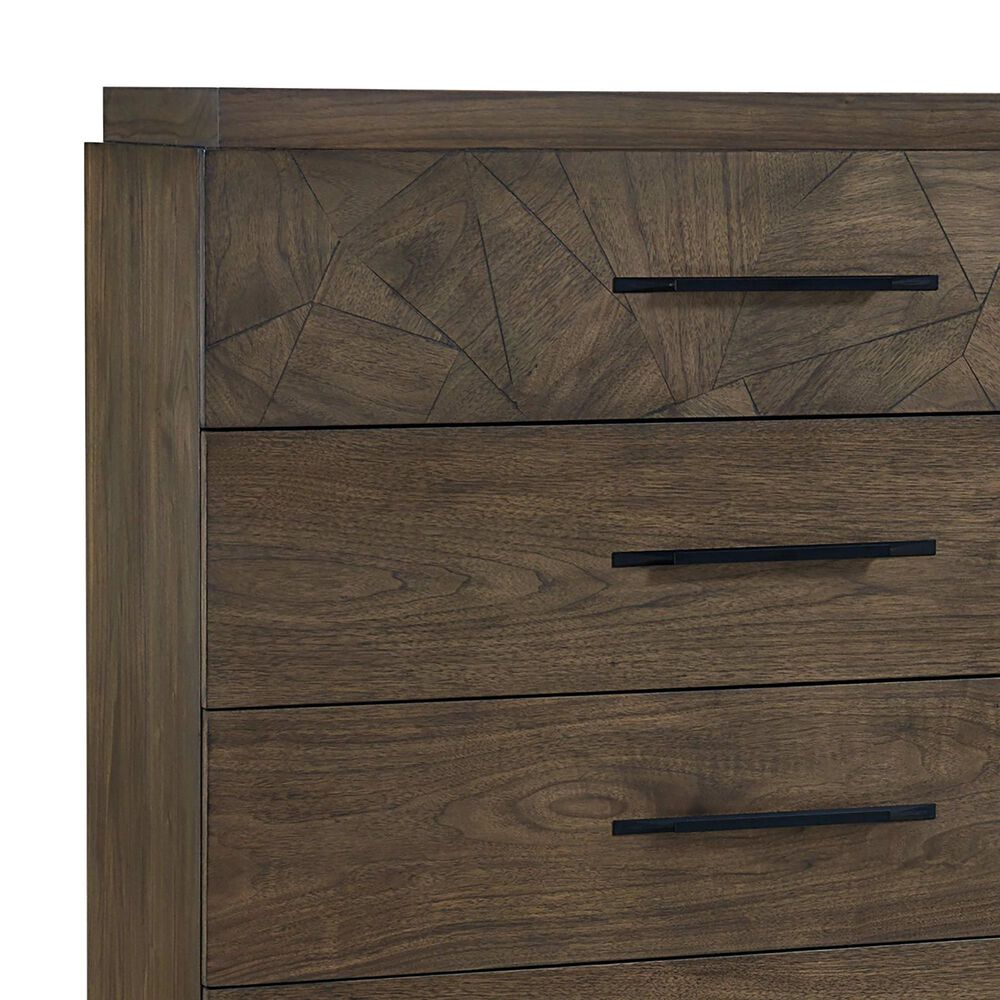 Urban Home Broderick 5-Drawer Chest in Wild Oats Brown, , large