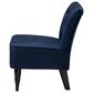 Baxton Studio Harmon Accent Chair in Navy Blue, , large