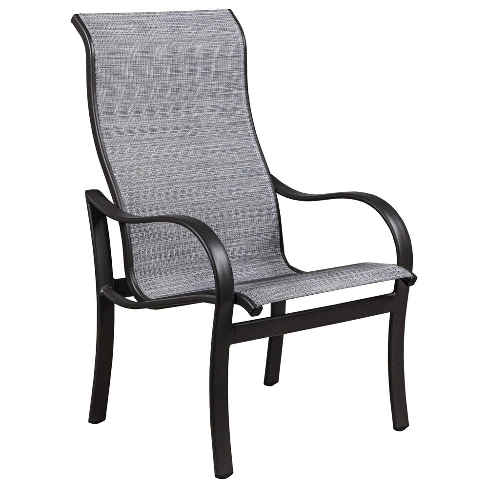 Tropitone Banchetto and Shoreline 5-Piece Patio Dining Set in Gray Gate, , large