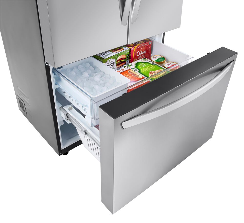 LG 27 Cu. Ft. Smart Counter-Depth Max French Door Refrigerator in PrintProof Stainless Steel, , large