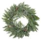 Creative Coop Evergreen Pine Wreath with Artful Greenery in Green, , large