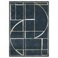 Oriental Weavers Reed 3"3" x 5" Blue and Ivory Area Rug, , large