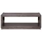 Belle Furnishings Modern Edge Cocktail Table in Caffe, , large