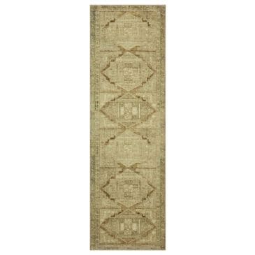 Magnolia Home Sinclair 2"3" x 9"6" Khaki and Tobacco Runner, , large