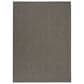 Nourison Horizon HOZ02 Charcoal 10" x 14" Indoor/Outdoor Area Rug, , large