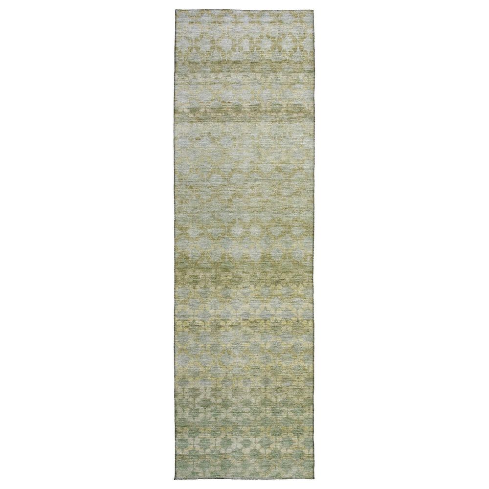 Dalyn Rug Company Burano BU6 2"3" x 7"6" Aloe Indoor/Outdoor Runner, , large
