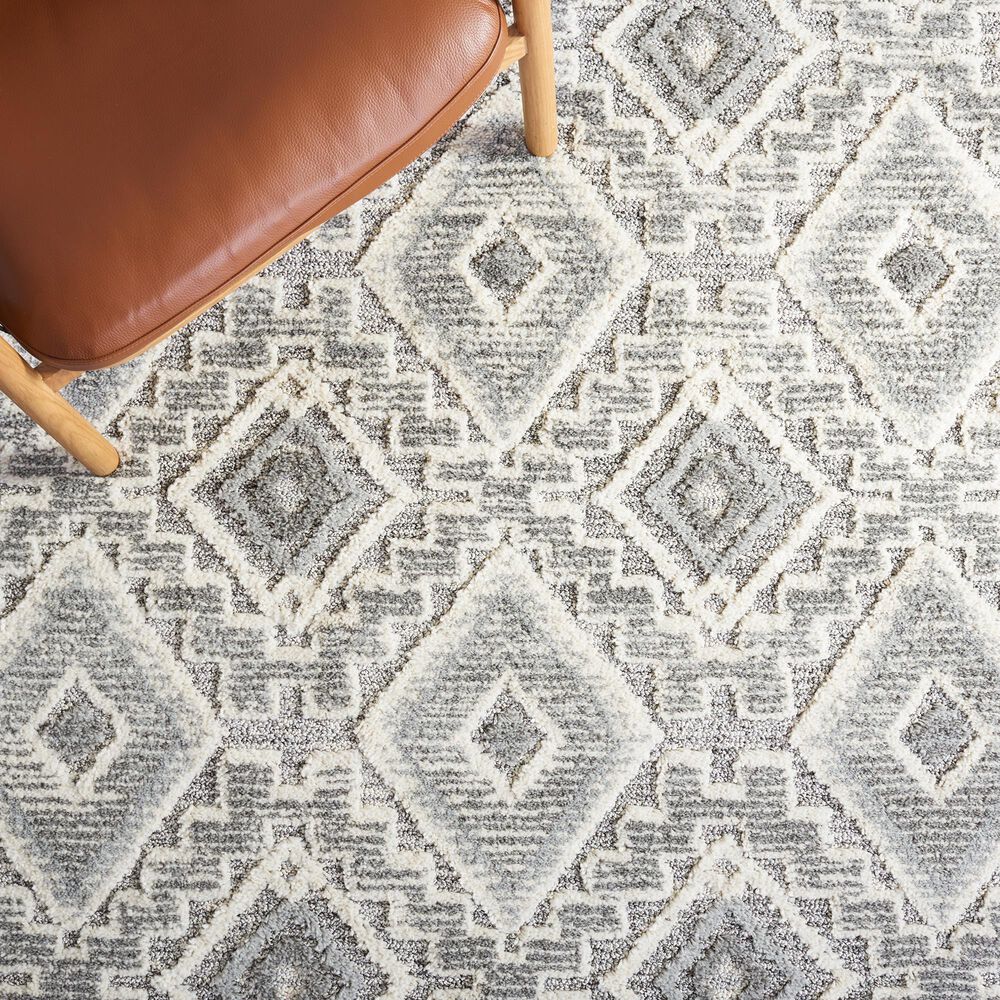 Safavieh Martha Stewart Lucia Shag MSR0781H 4&#39; x 6&#39; Dark Grey and Light Grey Area Rug, , large