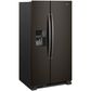 Whirlpool 24.6 Cu. Ft. 36" Wide Side-by-Side Refrigerator in Black Stainless, , large