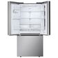 LG 25 Cu. Ft. Standard-Depth French Door Refrigerator in Stainless Steel, , large