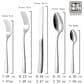 Gifts Plus 20-Piece Erchie Flatware Set in Stainless Steel, , large