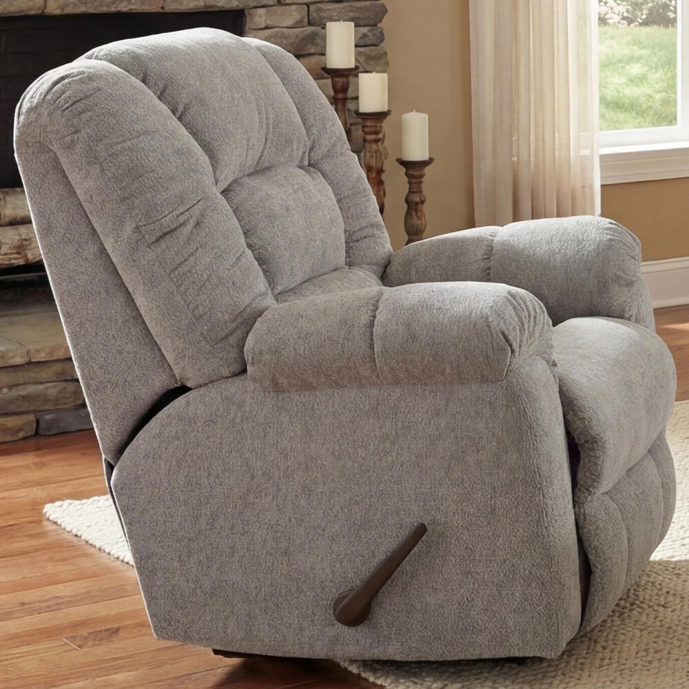 HomeStretch Champ Manual Rocker Recliner in Stone, , large