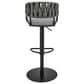 Blue River Blaise Swivel Adjustable Stool in Black, , large