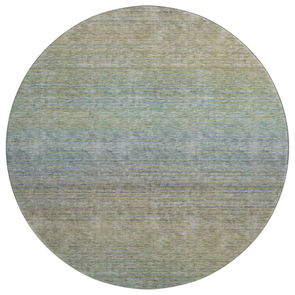 Dalyn Rug Company Trevi 8" Round Blue Area Rug, , large