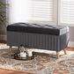 Baxton Studio Hanley Storage Ottoman in Grey, , large