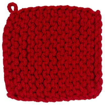 Boston International Knit Pot Holder in Red, , large