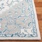 Safavieh Micro-Loop MLP213M 4" x 6" Ivory and Blue Area Rug, , large