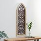 Maple and Jade 46.5" x 16" Rustic Abstract Wall Decor in Brown, , large