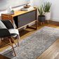 Surya Cardiff CDF-2310 Charcoal, Light Gray, Medium Gray, Camel and Blue 2"7" x 7"3" Runner, , large